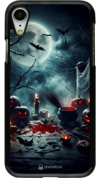 iPhone XR Case Hülle - Halloween 2024 Dunkler Mond