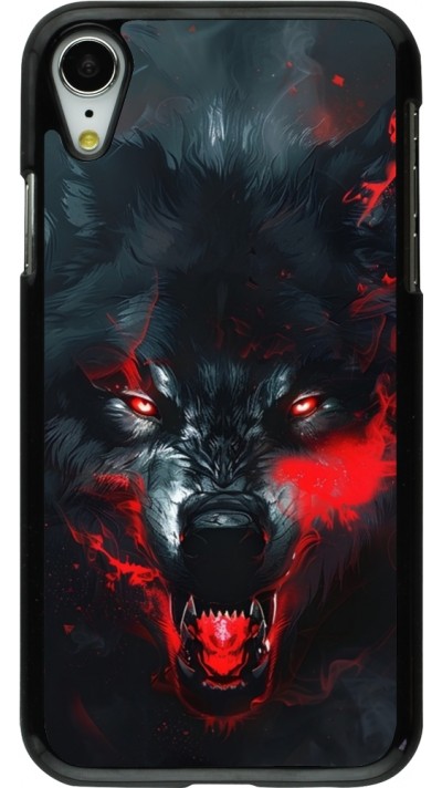 iPhone XR Case Hülle - Halloween 2024 mad werewolf