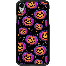 iPhone XR Case Hülle - Halloween 2024 rainbow pumpkins