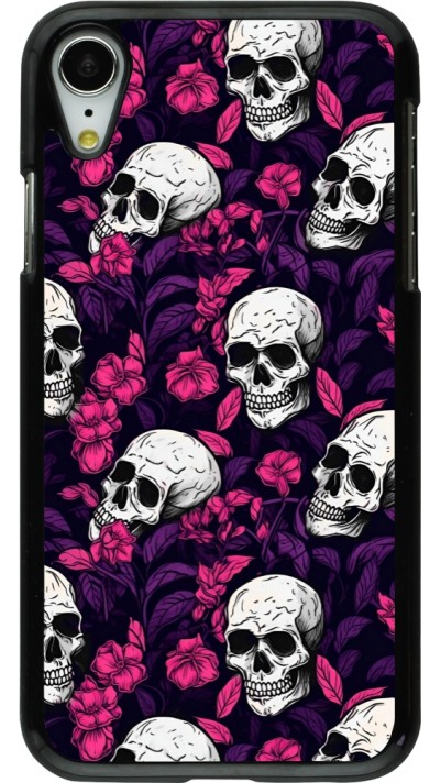 iPhone XR Case Hülle - Halloween 2024 romantic skulls