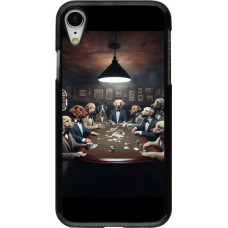 iPhone XR Case Hülle - Die Pokerhunde