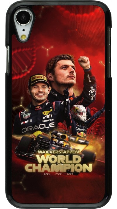 iPhone XR Case Hülle - Max Verstappen Champion 2023