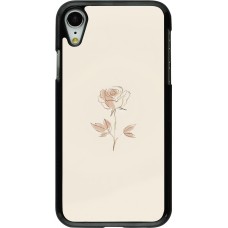 iPhone XR Case Hülle - Rosa Sand Minimalistisch