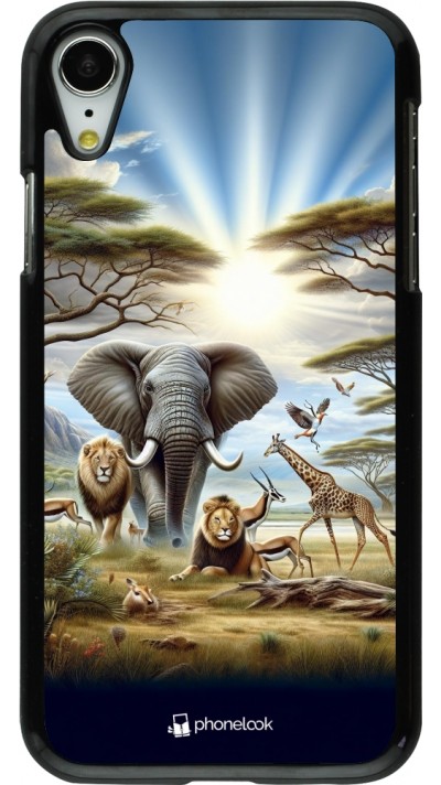 iPhone XR Case Hülle - Afrikanisches Wildleben