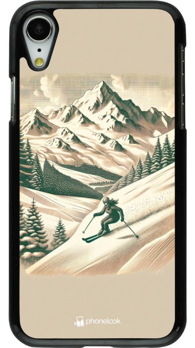 iPhone XR Case Hülle - Vintage Skiberg