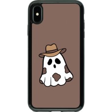 iPhone Xs Max Case Hülle - Hybrid Armor schwarz Halloween 2024 cowboy ghost