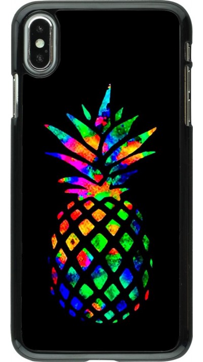 Hülle iPhone Xs Max - Ananas Multi-colors