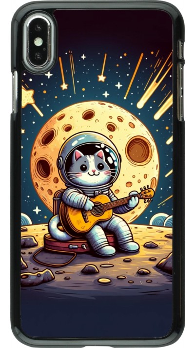 iPhone Xs Max Case Hülle - AstroKatze RockMond