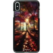 iPhone Xs Max Case Hülle - Herbstlicher goldener Glanz