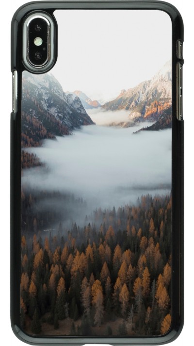 iPhone Xs Max Case Hülle - Autumn 22 forest lanscape