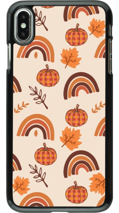 iPhone Xs Max Case Hülle - Autumn 2024 rainbow