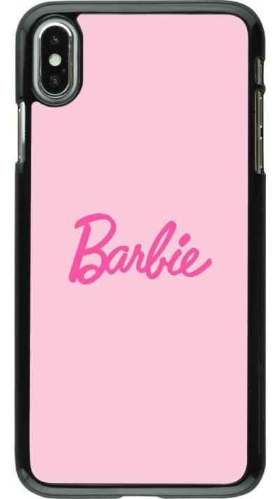 iPhone Xs Max Case Hülle - Barbie Text