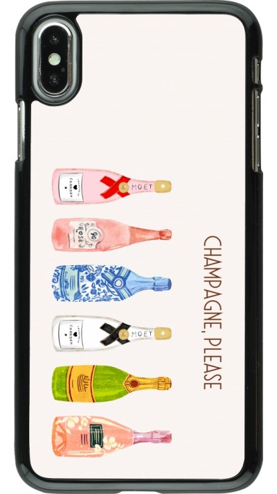 iPhone Xs Max Case Hülle - Champagne Please