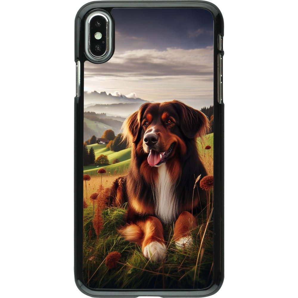 iPhone Xs Max Case Hülle - Hund Land Schweiz