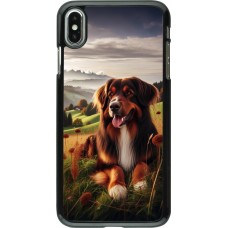 iPhone Xs Max Case Hülle - Hund Land Schweiz