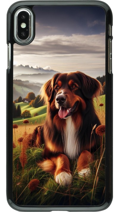 iPhone Xs Max Case Hülle - Hund Land Schweiz