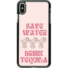 iPhone Xs Max Case Hülle - Cocktail Save Water Drink Tequila