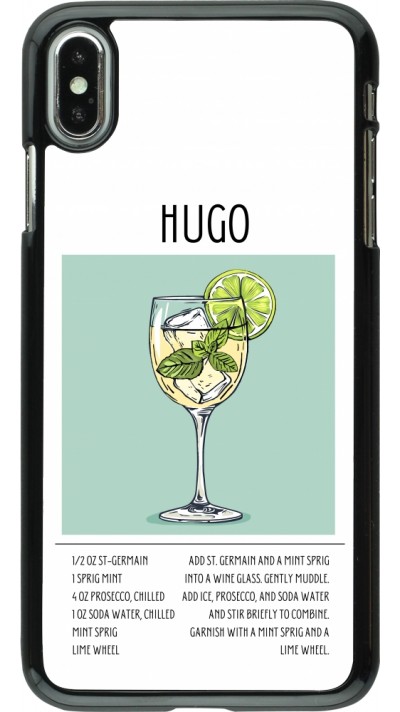 iPhone Xs Max Case Hülle - Cocktail Rezept Hugo