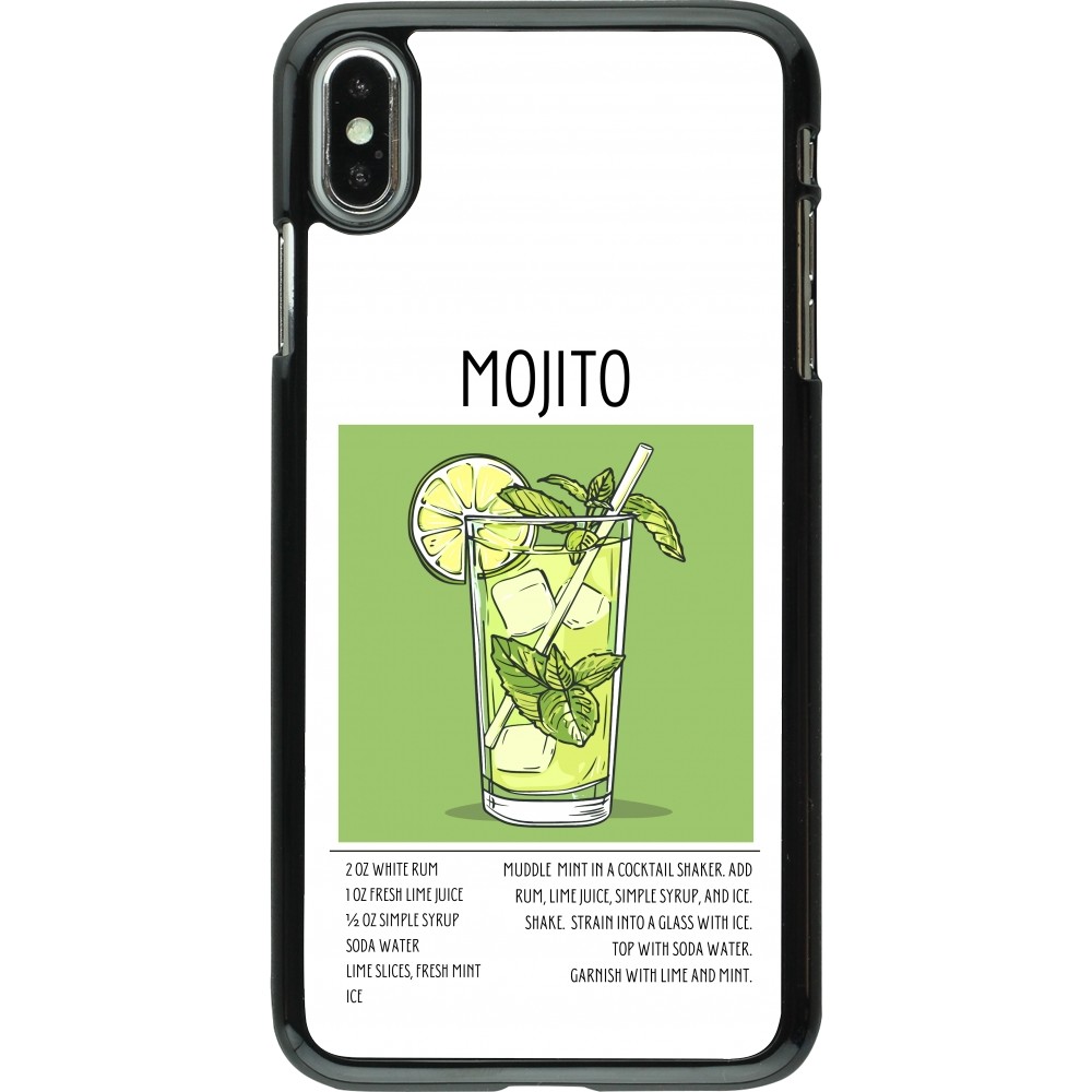 iPhone Xs Max Case Hülle - Cocktail Rezept Mojito