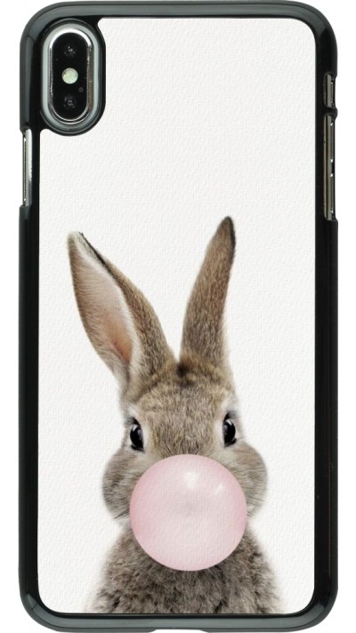 iPhone Xs Max Case Hülle - Easter 2023 bubble gum bunny