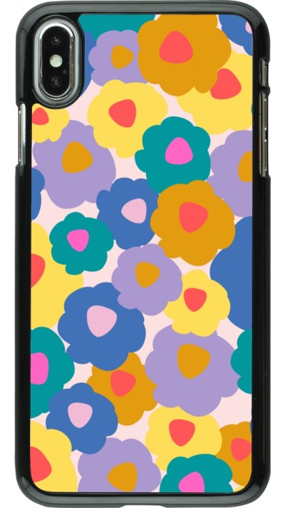 iPhone Xs Max Case Hülle - Easter 2024 flower power