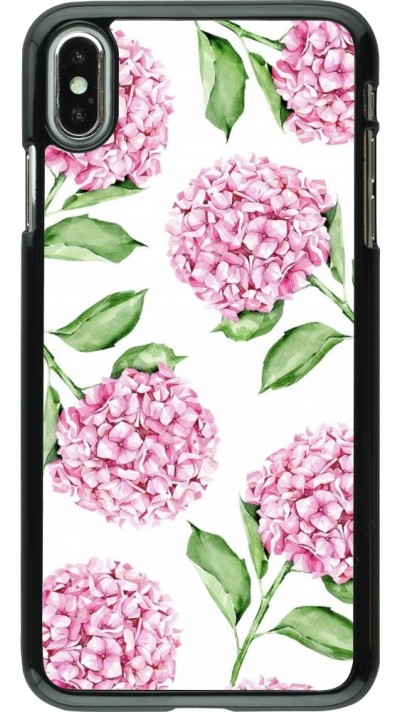 iPhone Xs Max Case Hülle - Easter 2024 pink flowers