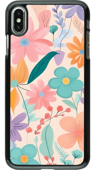 iPhone Xs Max Case Hülle - Easter 2024 spring flowers