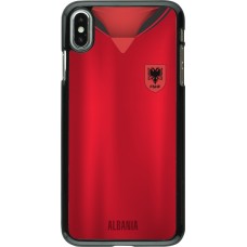 iPhone Xs Max Case Hülle - Albanien personalisierbares Fussballtrikot