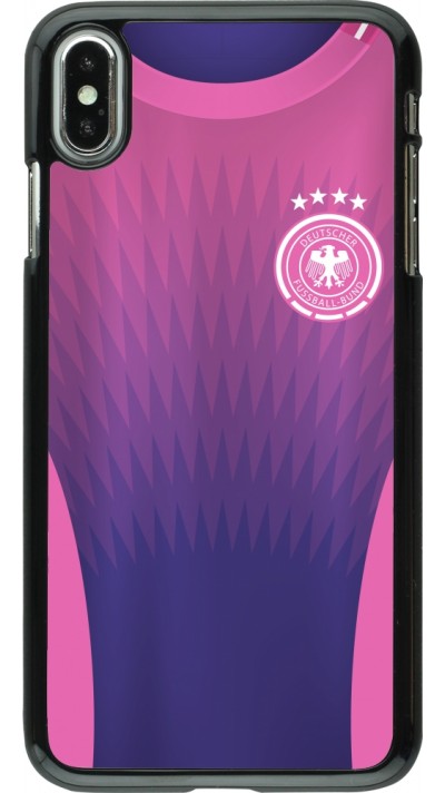 iPhone Xs Max Case Hülle - Deutschland Away personalisierbares Fussballtrikot