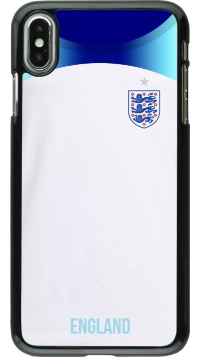 iPhone Xs Max Case Hülle - England 2022 personalisierbares Fußballtrikot