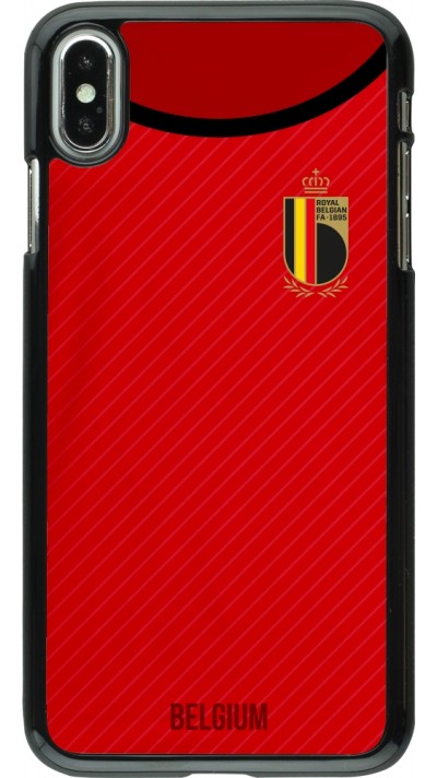 iPhone Xs Max Case Hülle - Belgien 2022 personalisierbares Fußballtrikot