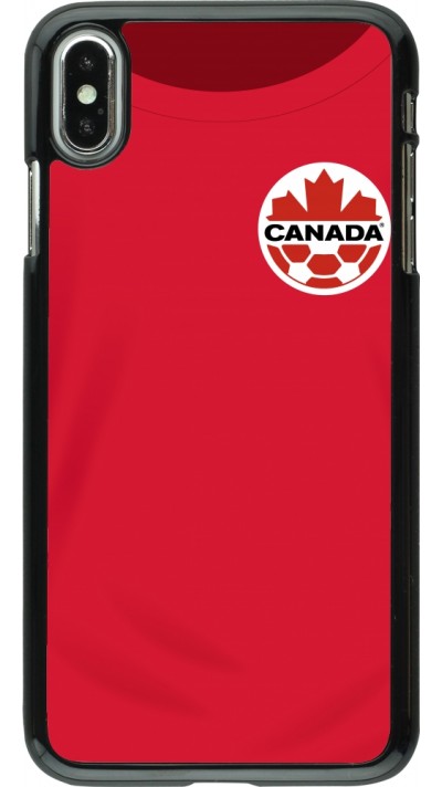 iPhone Xs Max Case Hülle - Kanada 2022 personalisierbares Fussballtrikot