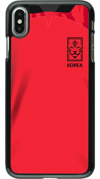 iPhone Xs Max Case Hülle - Südkorea 2022 personalisierbares Fussballtrikot