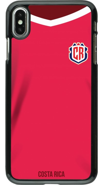 iPhone Xs Max Case Hülle - Costa Rica 2022 personalisierbares Fussballtrikot