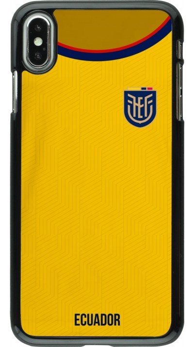 iPhone Xs Max Case Hülle - Ecuador 2022 Fußballtrikot