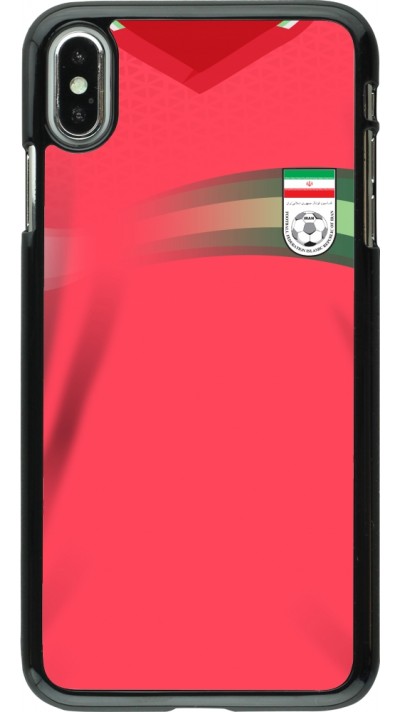 iPhone Xs Max Case Hülle - Iran 2022 personalisierbares Fussballtrikot