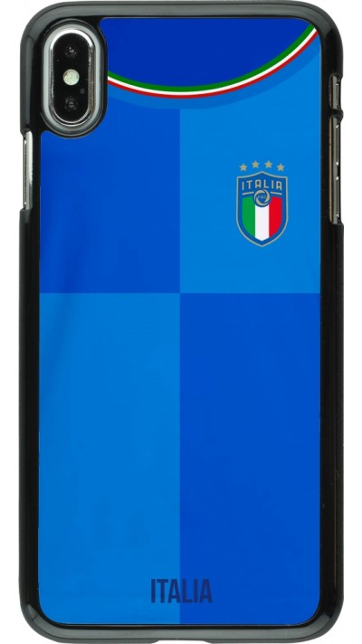 iPhone Xs Max Case Hülle - Italien 2022 personalisierbares Fußballtrikot