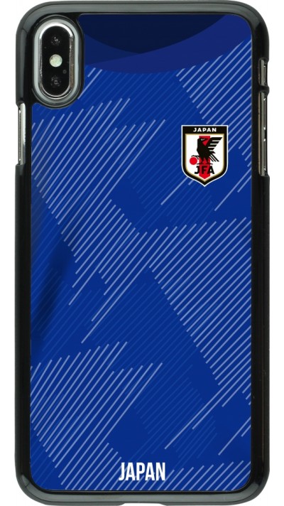 iPhone Xs Max Case Hülle - Japan 2022 personalisierbares Fussballtrikot