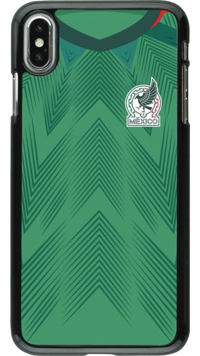 iPhone Xs Max Case Hülle - Mexiko 2022 personalisierbares Fussballtrikot