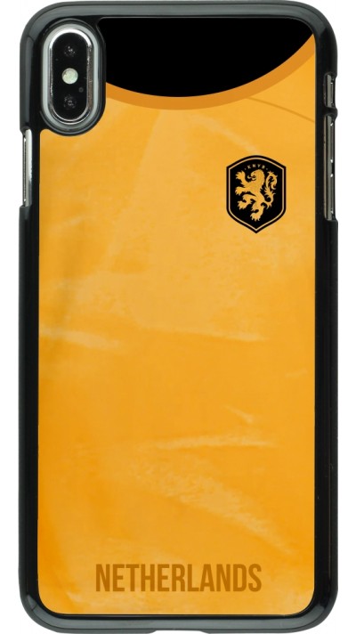 iPhone Xs Max Case Hülle - Holland 2022 personalisierbares Fußballtrikot