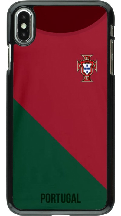 iPhone Xs Max Case Hülle - Fussballtrikot Portugal2022