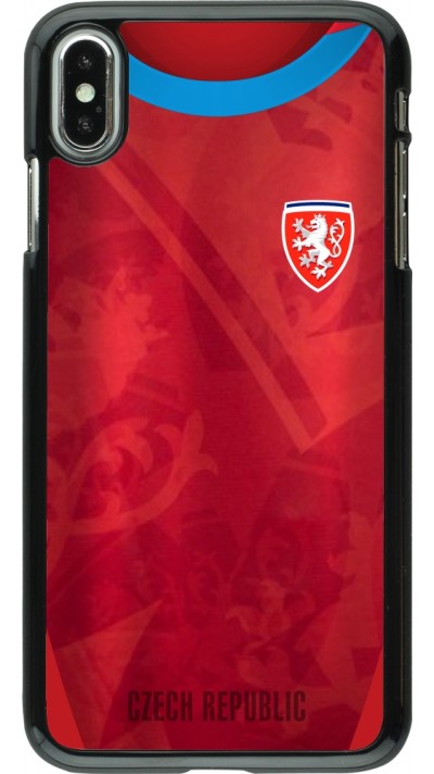 iPhone Xs Max Case Hülle - Tschechische Republik personalisierbares Fussballtrikot