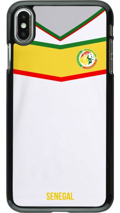 iPhone Xs Max Case Hülle - Senegal 2022 personalisierbares Fußballtrikot