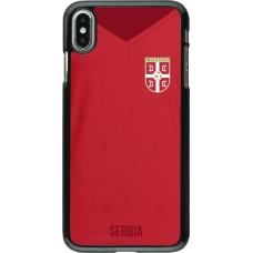 iPhone Xs Max Case Hülle - Serbien 2022 personalisierbares Fussballtrikot