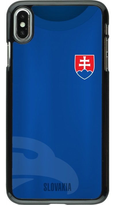 iPhone Xs Max Case Hülle - Fussballtrikot Slowakei