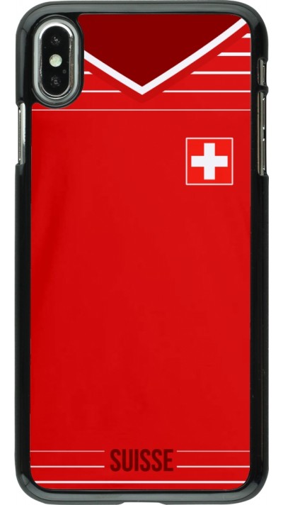 Hülle iPhone Xs Max - Football shirt Switzerland 2022