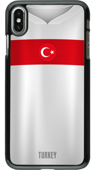 iPhone Xs Max Case Hülle - Türkei personalisierbares Fussballtrikot