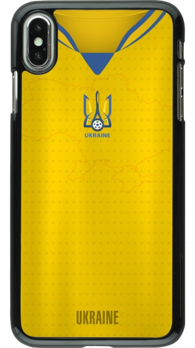 iPhone Xs Max Case Hülle - Fussballtrikot Ukraine