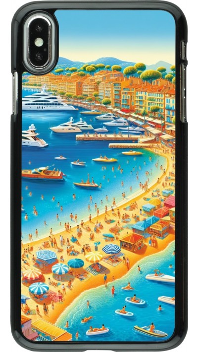 iPhone Xs Max Case Hülle - French Riviera People