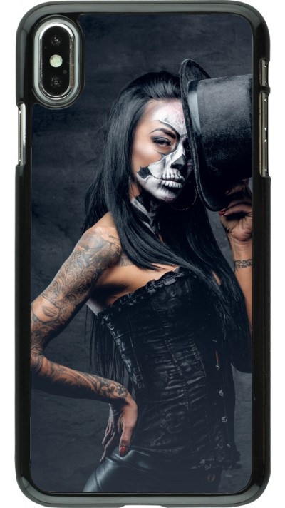 iPhone Xs Max Case Hülle - Halloween 22 Tattooed Girl